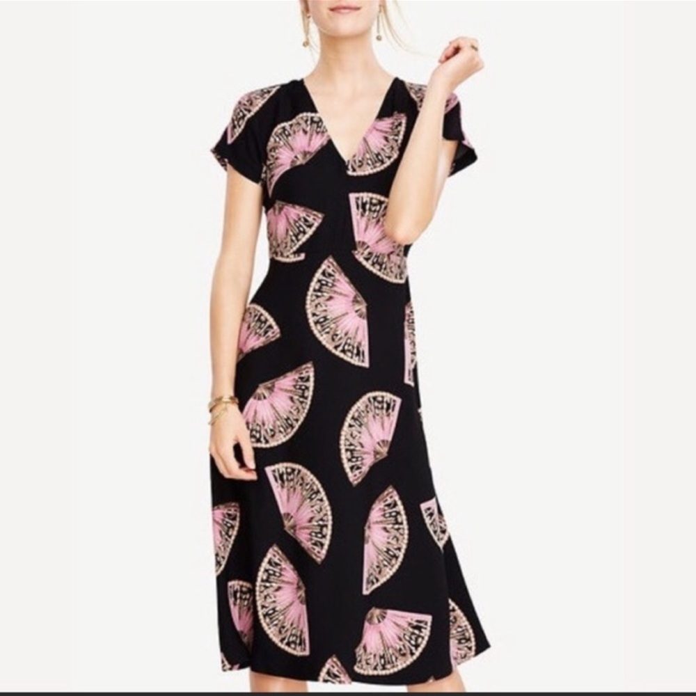 Ann Taylor Dancing Fan Dress sz. 4